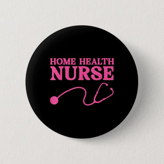 Krankenpfleger-Design für Männer Frauen Zuhause Button (Vorderseite)