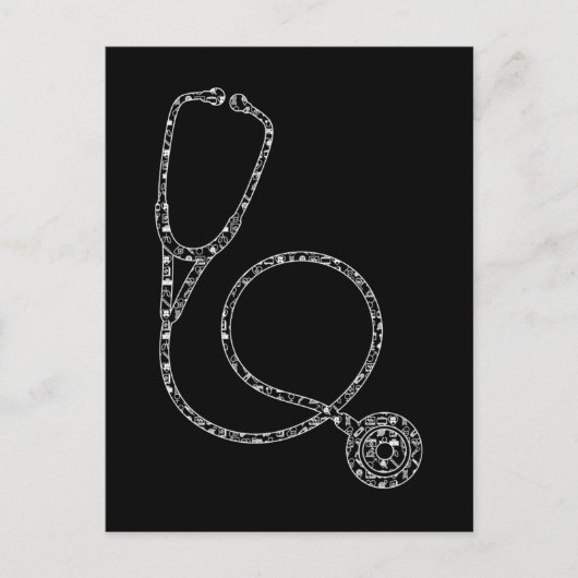 Krankenpfleger Dr. Stethoscope Nursing Postkarte (Vorderseite)