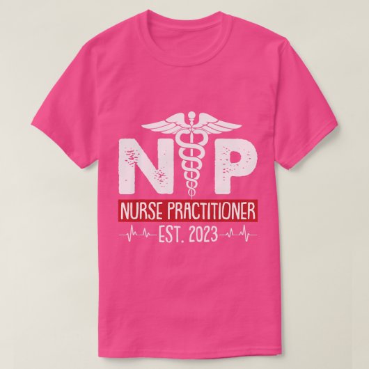 Krankenpfleger Est 2023 Abschluss Grad Studen T-Shirt (Design vorne)