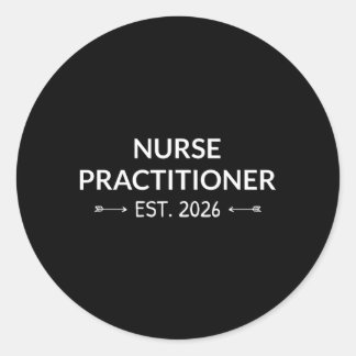 Krankenpfleger Est 2026 Future Np Schule Runder Aufkleber