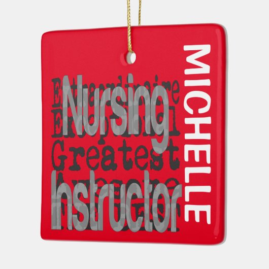 Krankenpfleger Extraordinaire CUSTOM Keramikornament (Links)