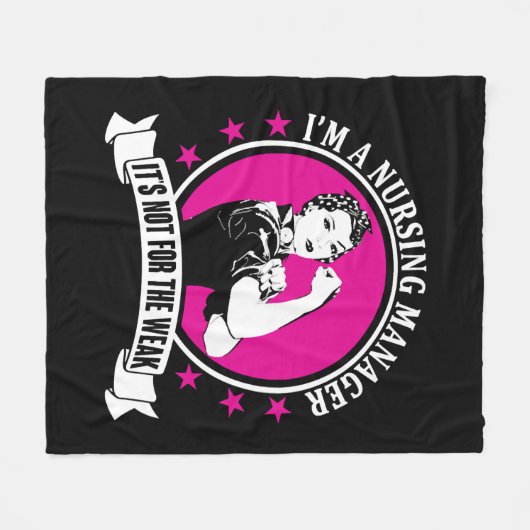 Krankenpfleger Fleecedecke (Vorderseite (Horizontal))