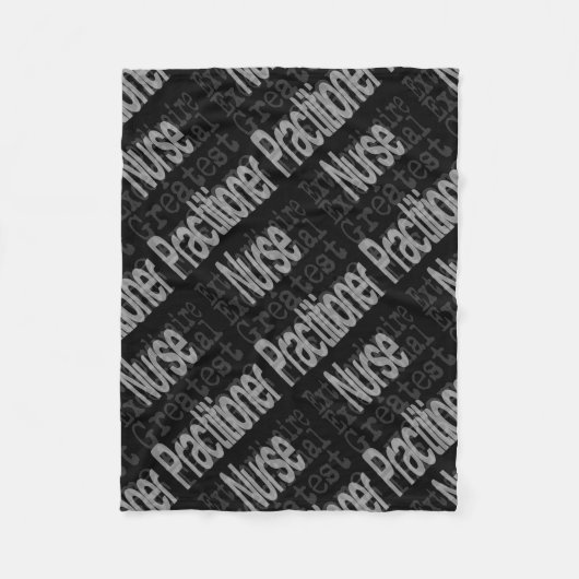Krankenpfleger Fleecedecke (Vorderseite)