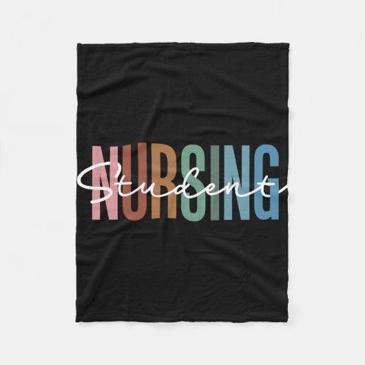 Krankenpfleger Fleecedecke (Vorderseite)