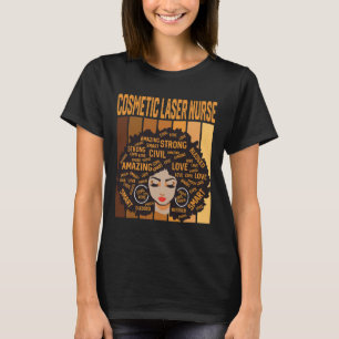 Krankenpfleger für kosmetische Laser Starkes Schwa T-Shirt