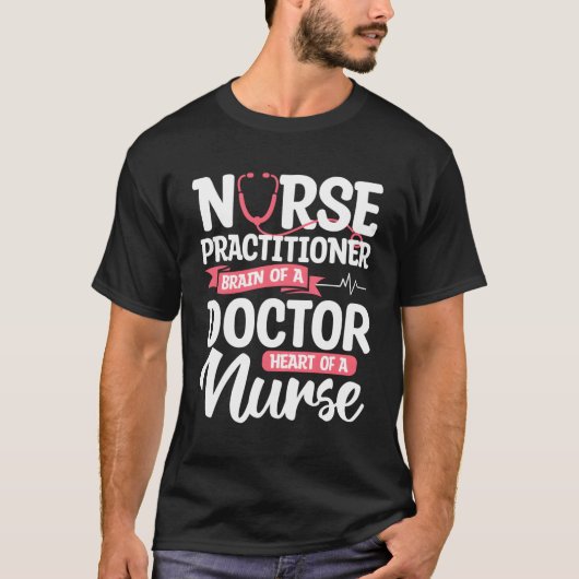 Krankenpfleger Gehirn eines Doktors, der er einer T-Shirt (Vorderseite)