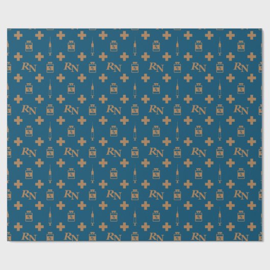 Krankenpfleger Geschenkpapier (Flach)