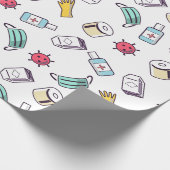 Krankenpfleger Geschenkpapier (Ecke)