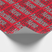 Krankenpfleger Geschenkpapier (Ecke)