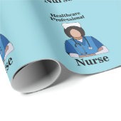 Krankenpfleger Gesundheitsfachmann Geschenkpapier (Rolleneckpunkt)