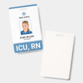 Krankenpfleger-ID Ausweis (Vorder- & Rückseite)