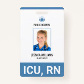 Krankenpfleger-ID Ausweis (Vorderseite)