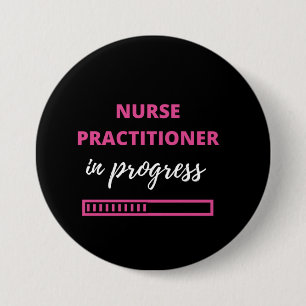 Krankenpfleger in Arbeit Button