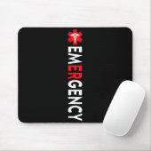 Krankenpfleger/in auf der Notfallstation Notaufnah Mousepad (Mit Mouse)