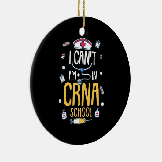 Krankenpfleger in der CRNA-Schule Keramik Ornament (Rechts)