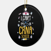Krankenpfleger in der CRNA-Schule Keramik Ornament (Links)