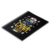 Krankenpfleger in der CRNA-Schule Notizblock (Linke Seite)