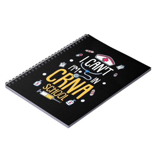 Krankenpfleger in der CRNA-Schule Notizblock (Linke Seite)