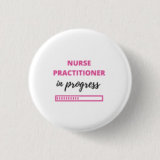 Krankenpfleger in Progress 2 Button (Vorderseite)