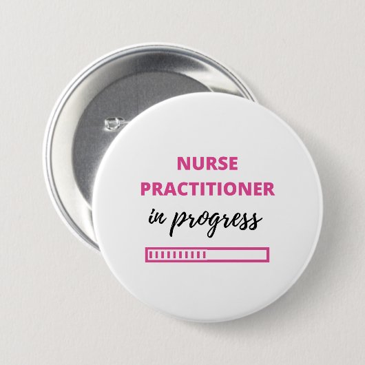 Krankenpfleger in Progress 2 Button (Vorne & Hinten)
