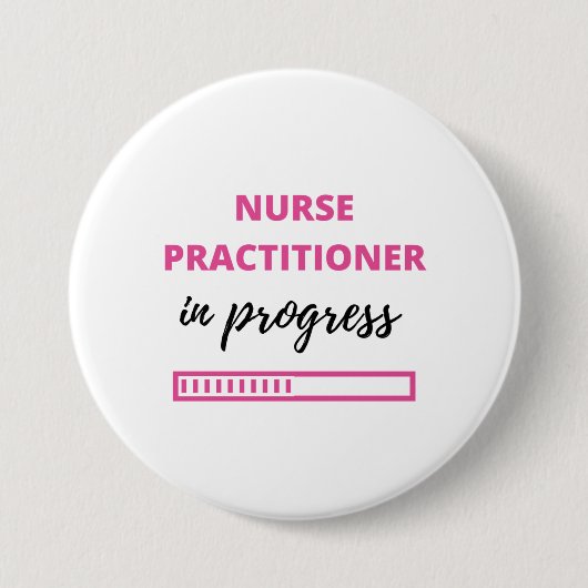 Krankenpfleger in Progress 2 Button (Vorderseite)