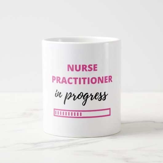 Krankenpfleger in Progress 2 Jumbo-Tasse (Vorderseite)
