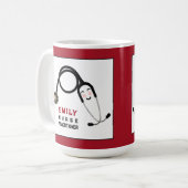 Krankenpfleger Kaffeetasse (Vorderseite Links)