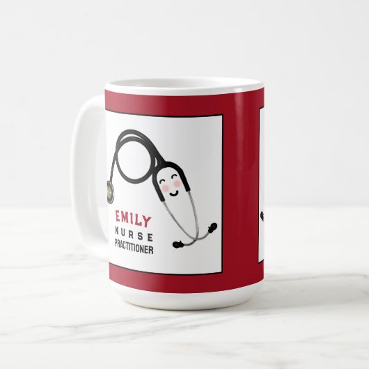 Krankenpfleger Kaffeetasse (Vorderseite Links)