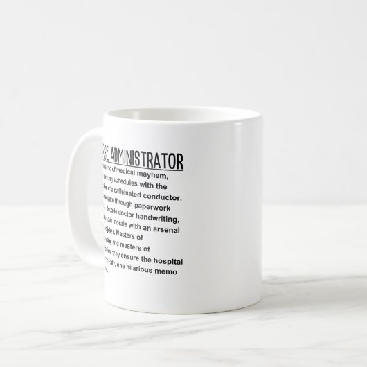 Krankenpfleger Kaffeetasse (Vorderseite Links)