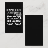 Krankenpfleger Krankenpflege Ärztlicher Job Pflege Visitenkarte (Vorne/Hinten)