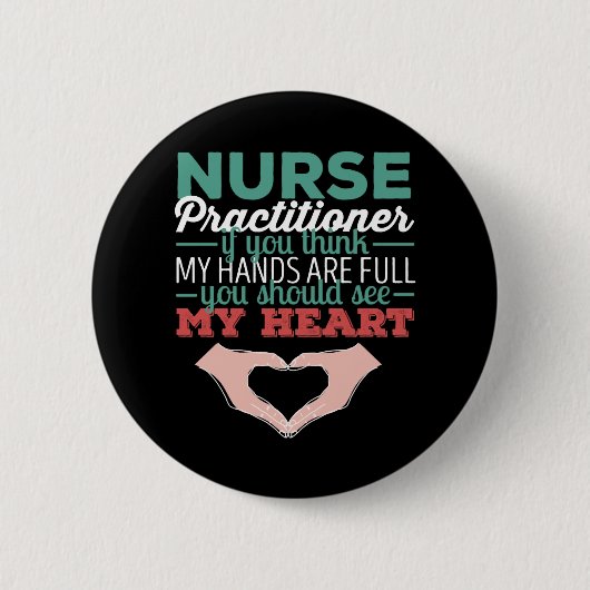 Krankenpfleger - Krankenpfleger Button (Vorderseite)