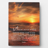 Krankenpfleger / Krankenpfleger Gebet Plaque Fotoplatte (Vorderseite)