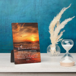 Krankenpfleger / Krankenpfleger Gebet Plaque Fotoplatte