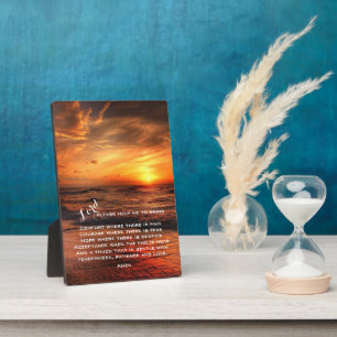 Krankenpfleger / Krankenpfleger Gebet Plaque Fotoplatte