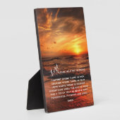 Krankenpfleger / Krankenpfleger Gebet Plaque Fotoplatte (Seite)