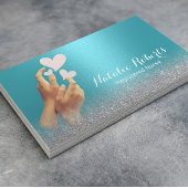 Krankenpfleger Moderne türkisfarbene medizinische Visitenkarte