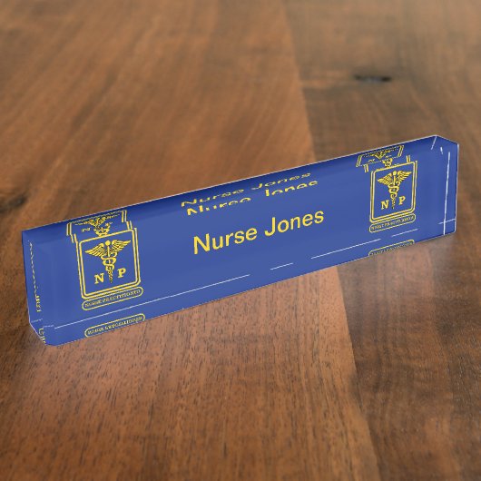 Krankenpfleger Namensplakette (Seite)