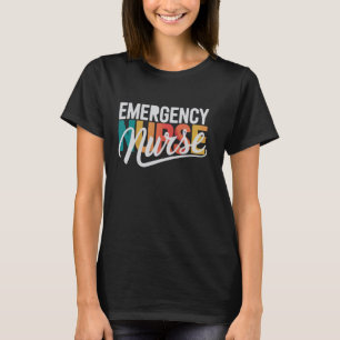 Krankenpfleger Notaufnahme Retro Notfall Pflegeper T-Shirt