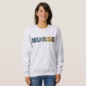 Krankenpfleger NP Bekleidung Sweatshirt (Vorne ganz)