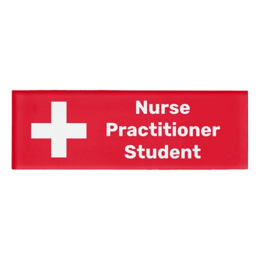 Krankenpfleger Personalisiert Namenschild (Vorderseite)