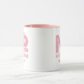 Krankenpfleger Personalisiert Pink Coffee Tasse (Zentrum)