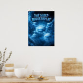 Krankenpfleger Pflege Blitzgeist Poster (Küche)