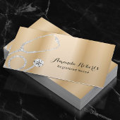 Krankenpfleger Pflege der modernen Goldenen Medizi Visitenkarte