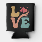 Krankenpfleger Pflegeberuf LIEBE Dosenkühler (Vorderseite)