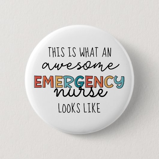 Krankenpfleger Phantastische Krankenpflegegeschenk Button (Vorderseite)