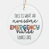 Krankenpfleger Phantastische Krankenpflegegeschenk Keramik Ornament (Links)