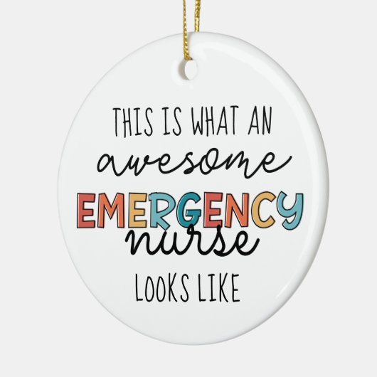 Krankenpfleger Phantastische Krankenpflegegeschenk Keramik Ornament (Links)