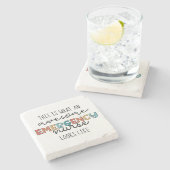 Krankenpfleger Phantastische Krankenpflegegeschenk Steinuntersetzer (Seitenansicht)