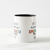 Krankenpfleger Phantastische Krankenpflegegeschenk Zweifarbige Tasse (Mittel)