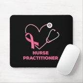 Krankenpfleger Pink Heart Stethoscope Breast C Mousepad (Mit Mouse)